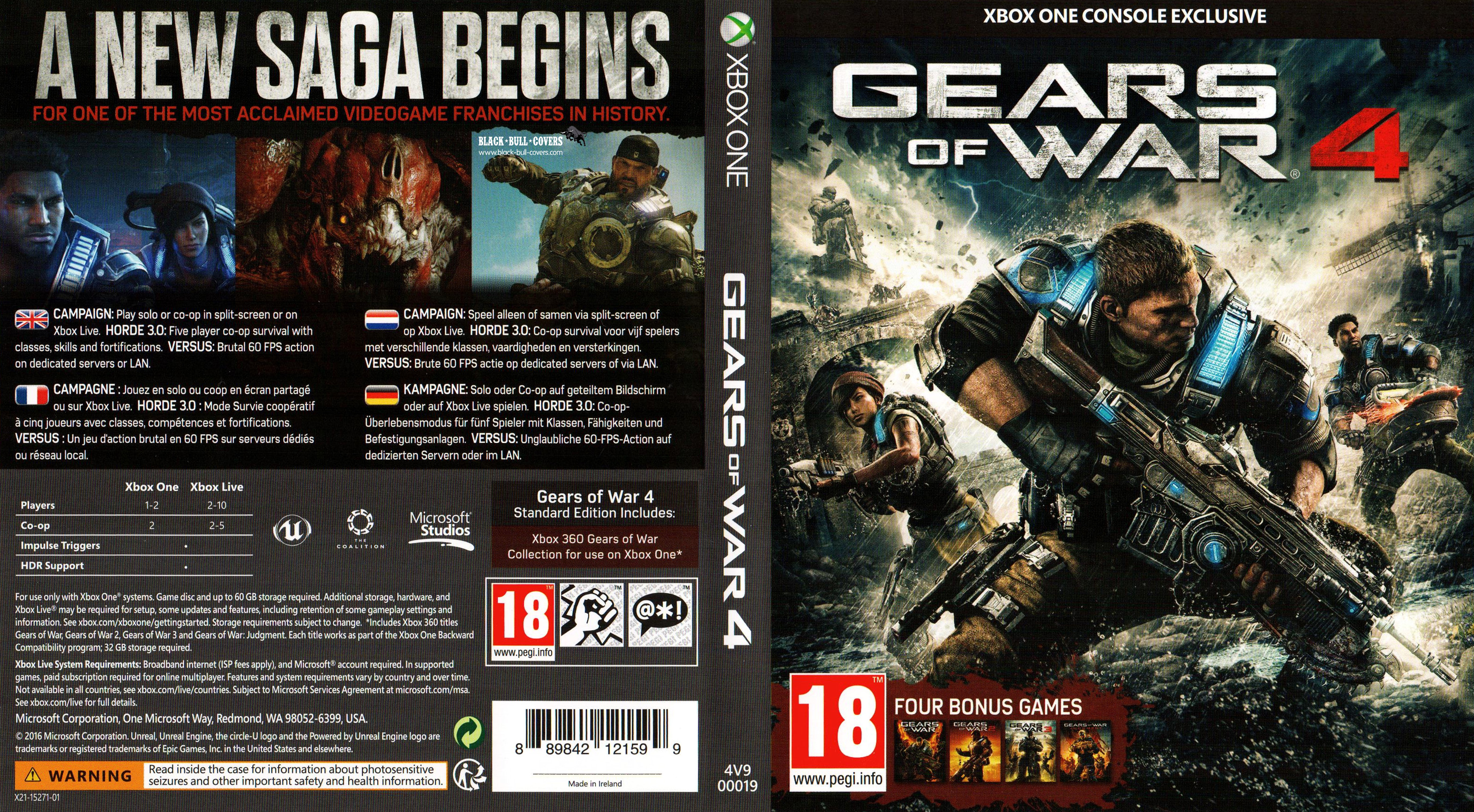 Gears of War 4 Packshot