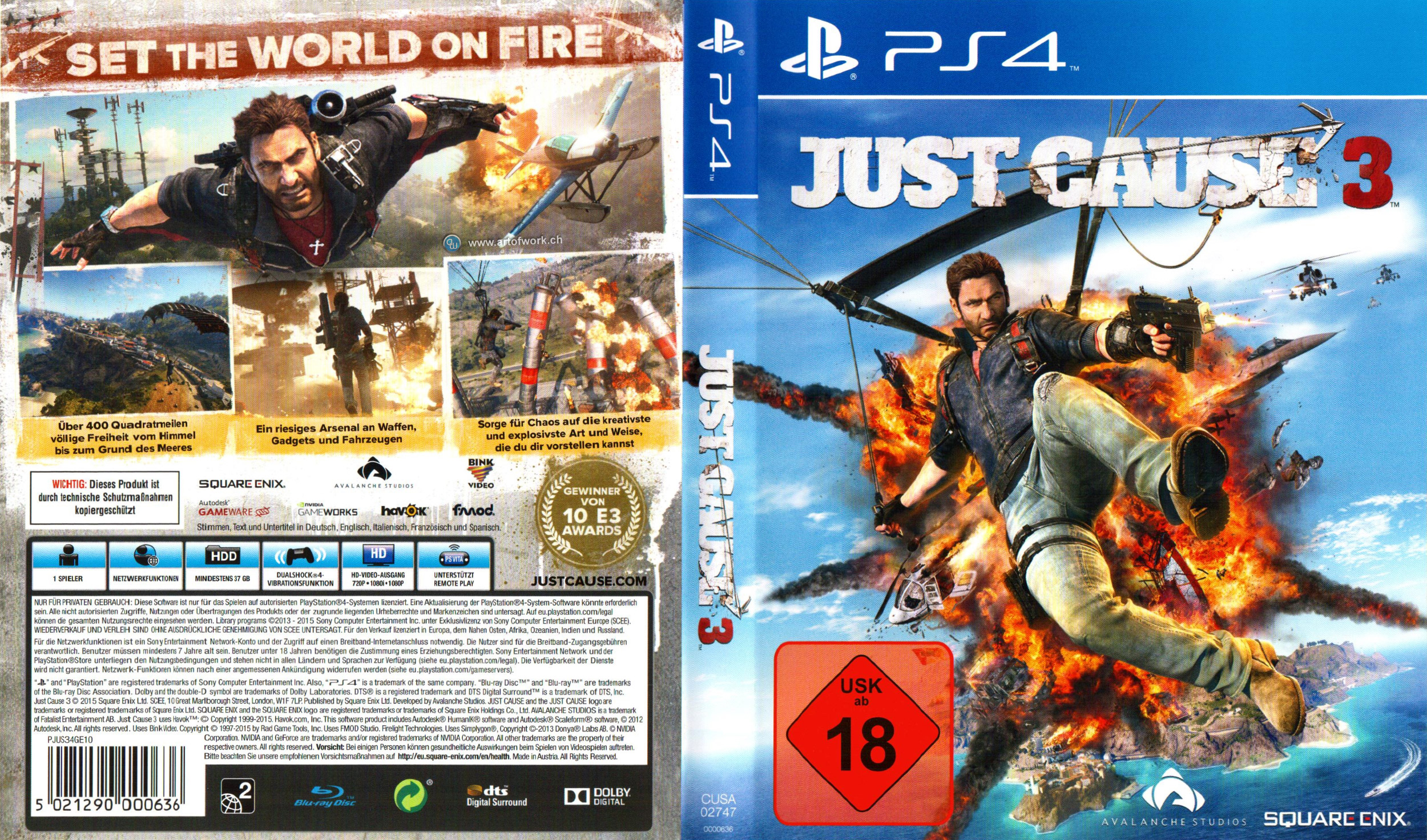 Just Cause 3 Packshot