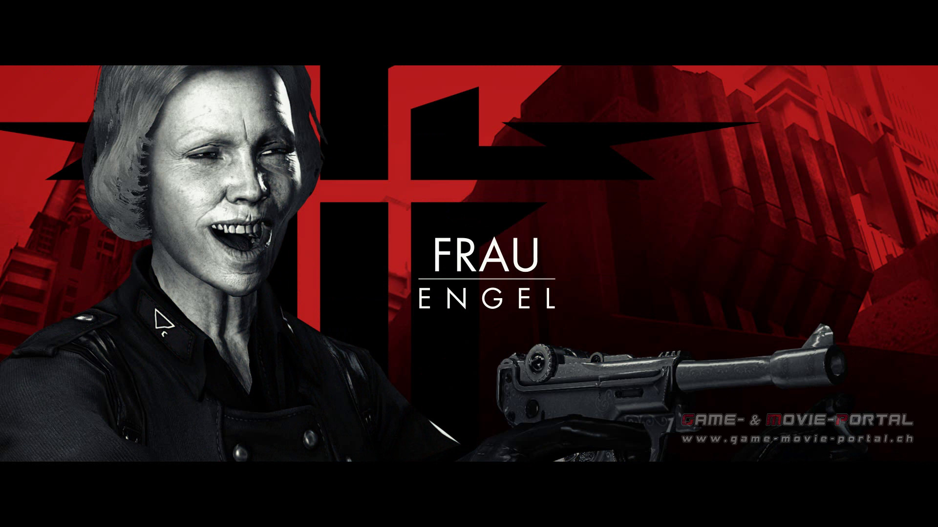 Wolfenstein are you learning german. Вольфенштайн фрау Энгель. Фрау Энгель Нью ордер. Wolfenstein the New order фрау Энгель.