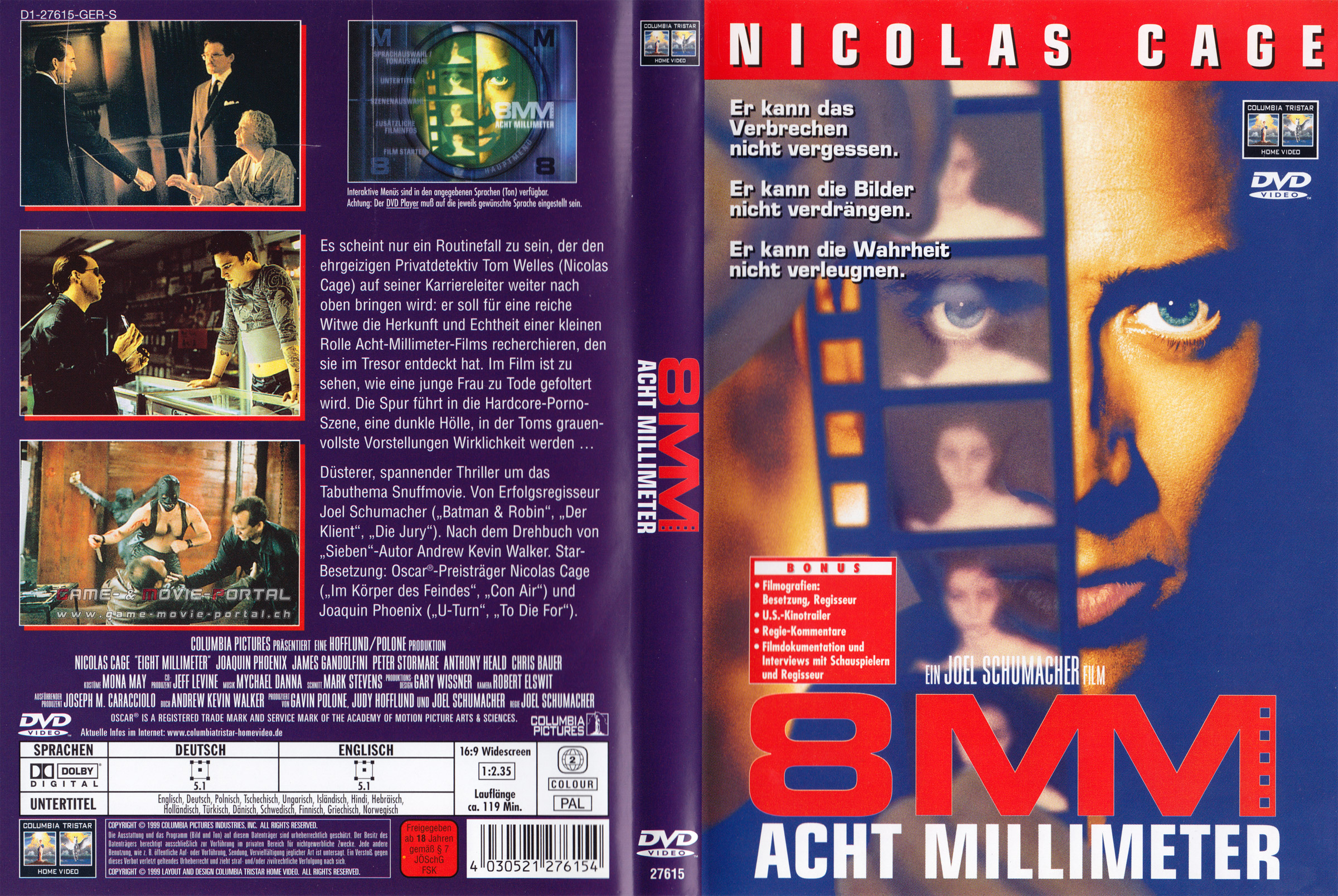 Gmp 8 Mm Acht Millimeter Cover Packshot Poster In High Quality Hochauflosung