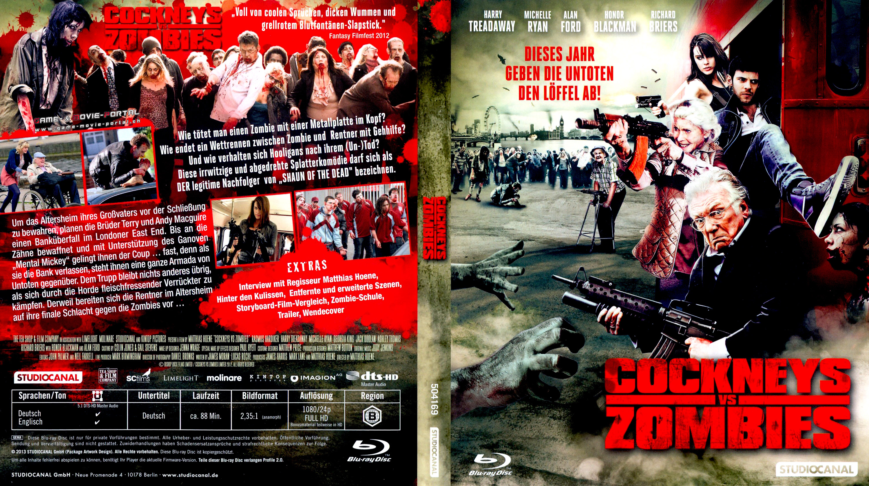 Cockneys vs. Zombies Blu-ray-Cover