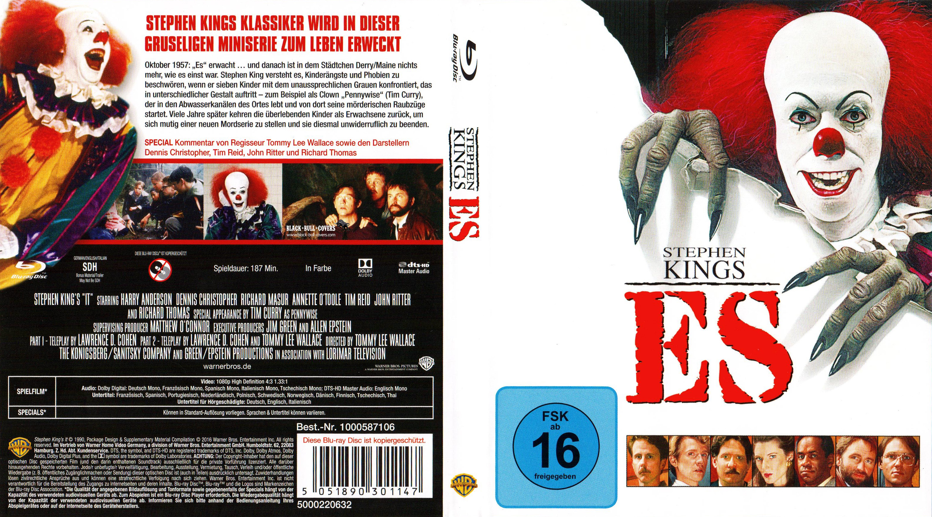 Stephen Kings: Es Blu-ray-Cover