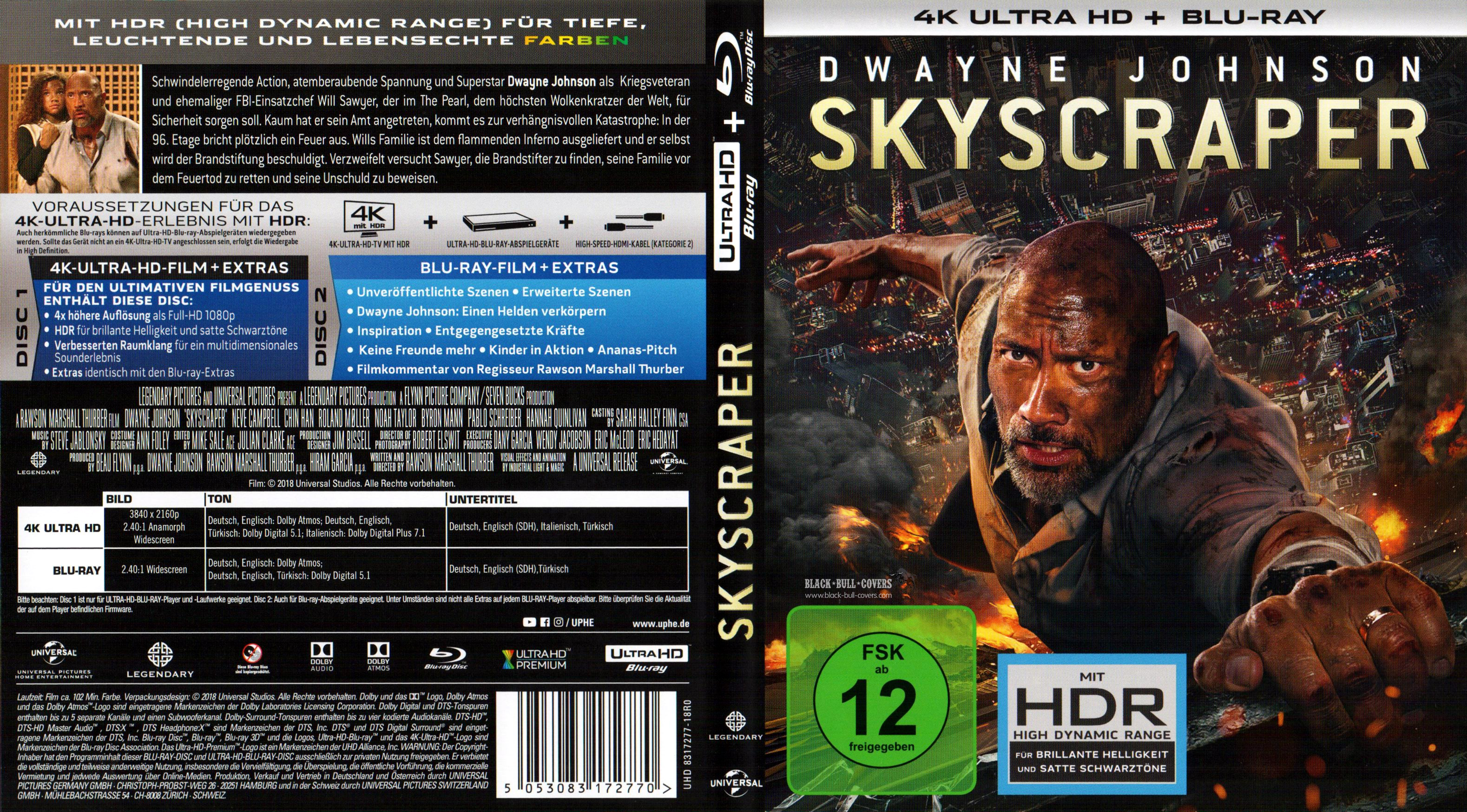 Skyscraper Blu-ray-Cover