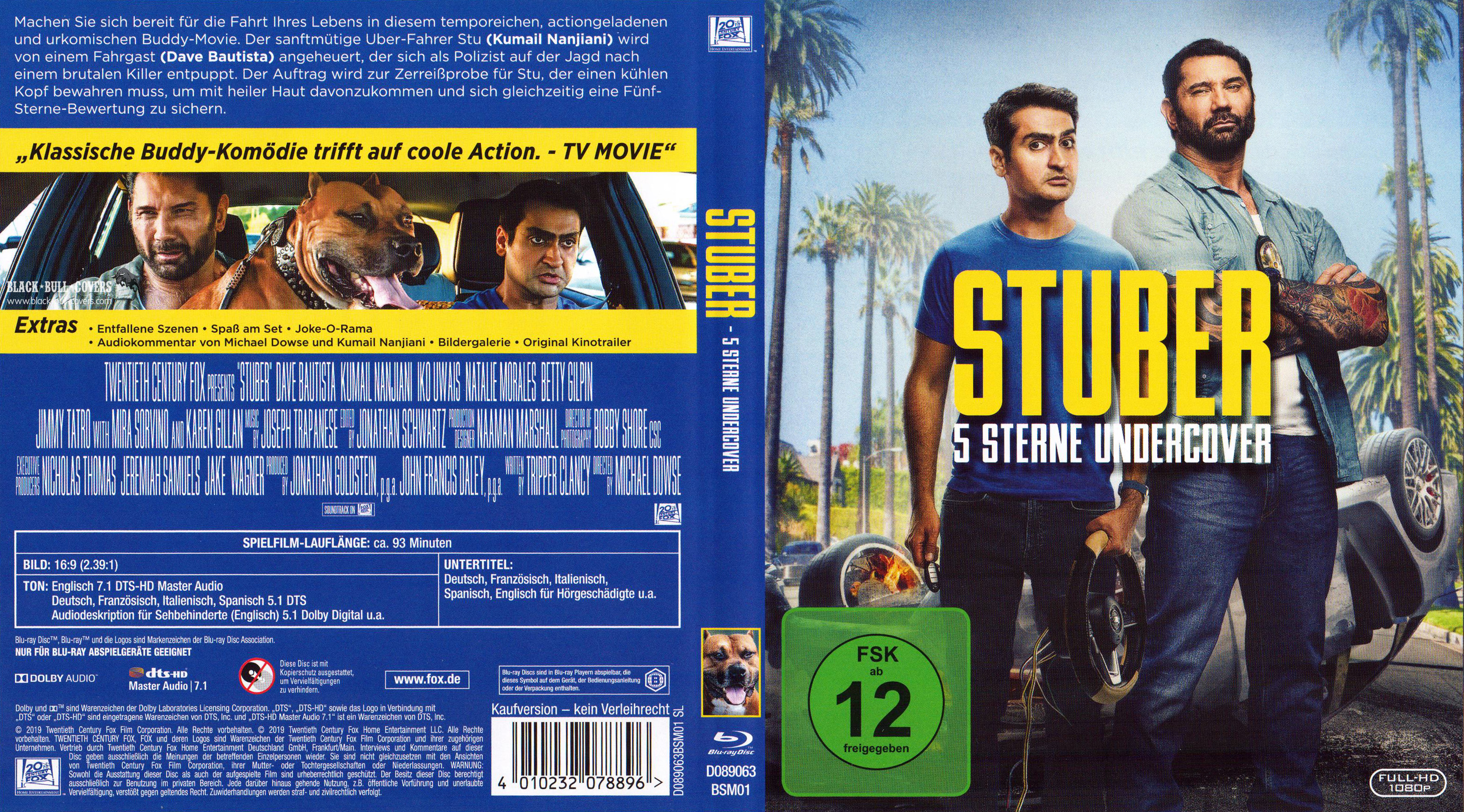 Stuber: 5 Sterne Undercover Blu-ray-Cover