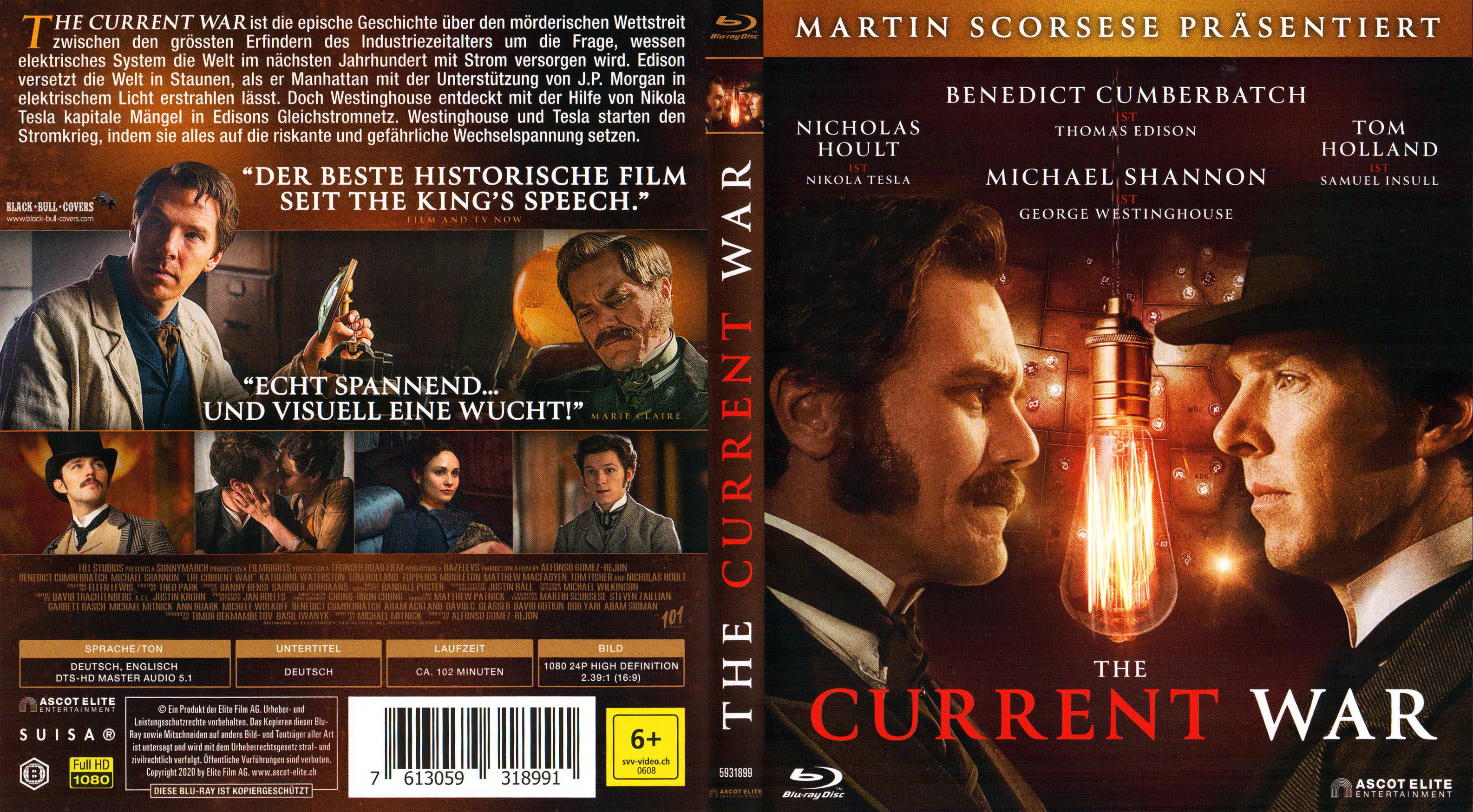 The Current War - Edison: Ein Leben voller Licht Blu-ray-Cover